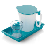 Plastic Bedside Locker Set