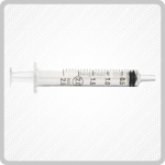 BD Plastipak 2ml Luer Slip Tip Syringes 1x100