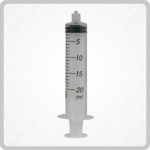 20ml Luer Lock Tip Syringes 1x50