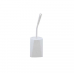 Closed Toilet Brush Set White