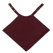 Napkin Style Dignified Clothing Protector Maroon Napkin Style Dignified Clothing Protector Maroon