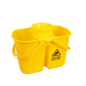Yellow Double Bucket with Wringer
