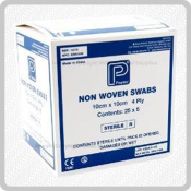 Gauze Swabs Non Woven 10x10cm Sterile 40x5 Gauze Swabs Non Woven 10x10cm Sterile 40x5