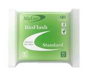 MyLux® Bio-Flush Flushable Dry Wipes 26x30cm 24x50