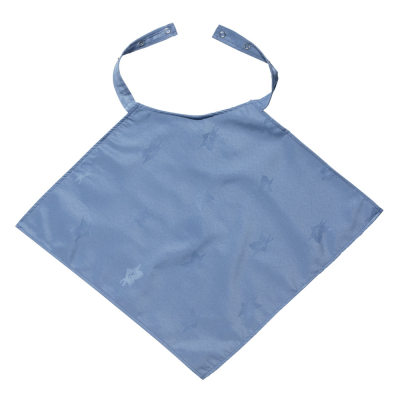 Napkin Style Dignified Clothing Protector Blue Napkin Style Dignified Clothing Protector Blue