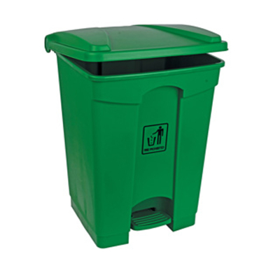 45 Litre Plastic Pedal Bin - Green 45 Litre Plastic Pedal Bin - Green