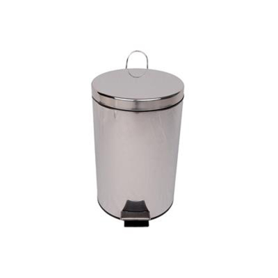 12 Litre Stainless Steel Pedal Bin 12 Litre Stainless Steel Pedal Bin