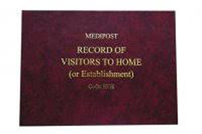 Record of Visitors Book Record of Visitors Book