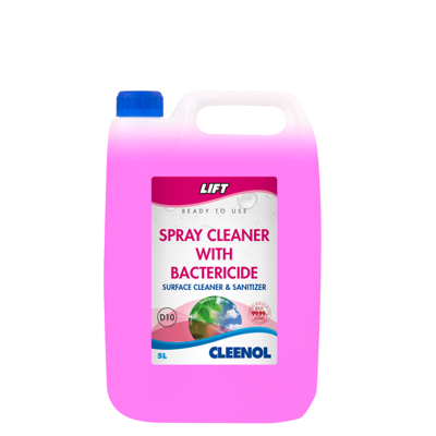Lift Spray Cleaner with Bactericide 5L Lift Spray Cleaner with Bactericide 5L