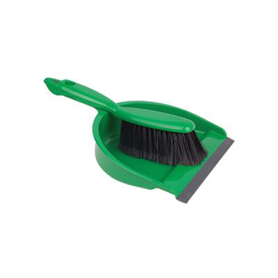 Dustpan & Brush - Green Dustpan & Brush - Green