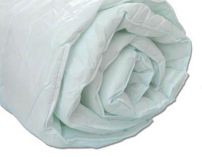 Wipe Clean Single Duvet with Green Tinted Cover 10.5 tog Wipe Clean Single Duvet with Green Tinted Cover 10.5 tog