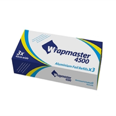 Wrapmaster 4500 Foil Refill 18Inch / 45cm x 90m 1x3 Wrapmaster 4500 Foil Refill 18Inch / 45cm x 90m 1x3