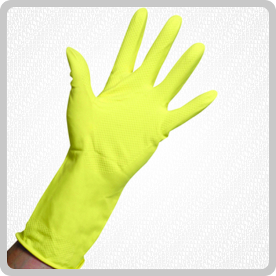 Rubber Gloves Small Yellow (1 Pair) Rubber Gloves Small Yellow (1 Pair)