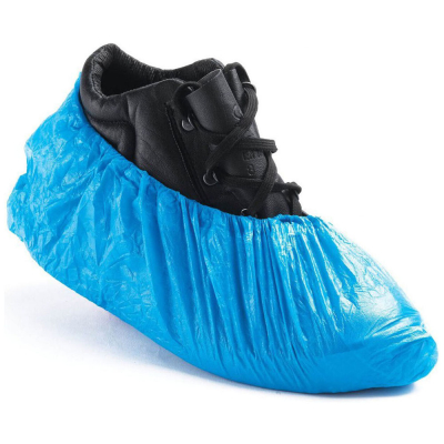 Disposable Anti-Static Blue Overshoes 14Inch 1x100