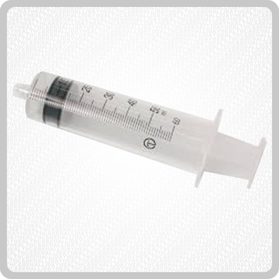 50ml Luer Lock Tip Syringes 1x25