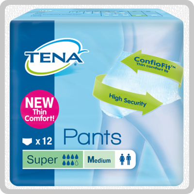 TENA Pants Super 1x12 - Medium TENA Pants Super 1x12 - Medium