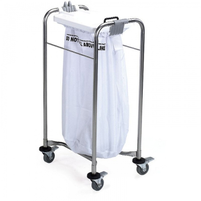 Medi-Cart 1 Bag Laundry Trolley with White Lid Medi-Cart 1 Bag Laundry Trolley with White Lid