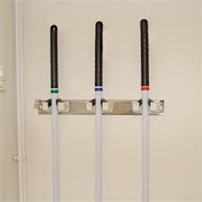 Wall Tidy for Mops/Brushes - White Wall Tidy for Mops/Brushes - White