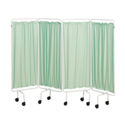 Screen Frame & Curtains Green (4 Panels) Screen Frame & Curtains Green (4 Panels)