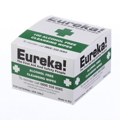 Alcohol Free Sterile Wound Cleansing Wipes 1x100